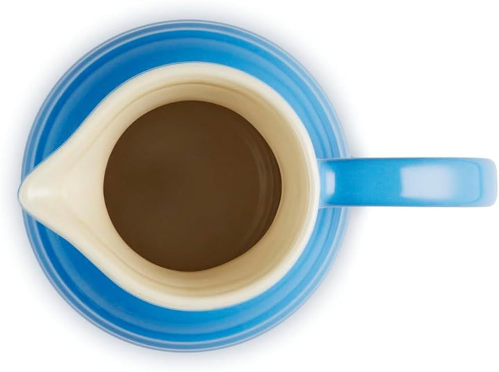 Le Creuset Kleiner Saftkrug Klassik aus Steinzeug, 0,6 L, Azure, 80903062200005, Azure