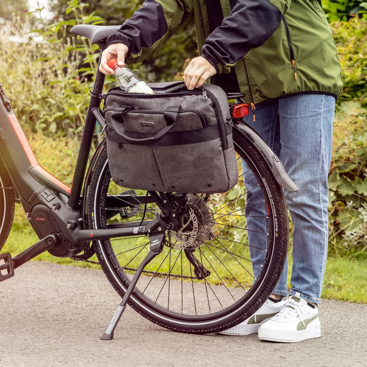 fixbag FB2046075 - Fahrrad-Multifunktionstasche mit Klickfix Kompakt Taschenschiene fürs Fahrrad, No