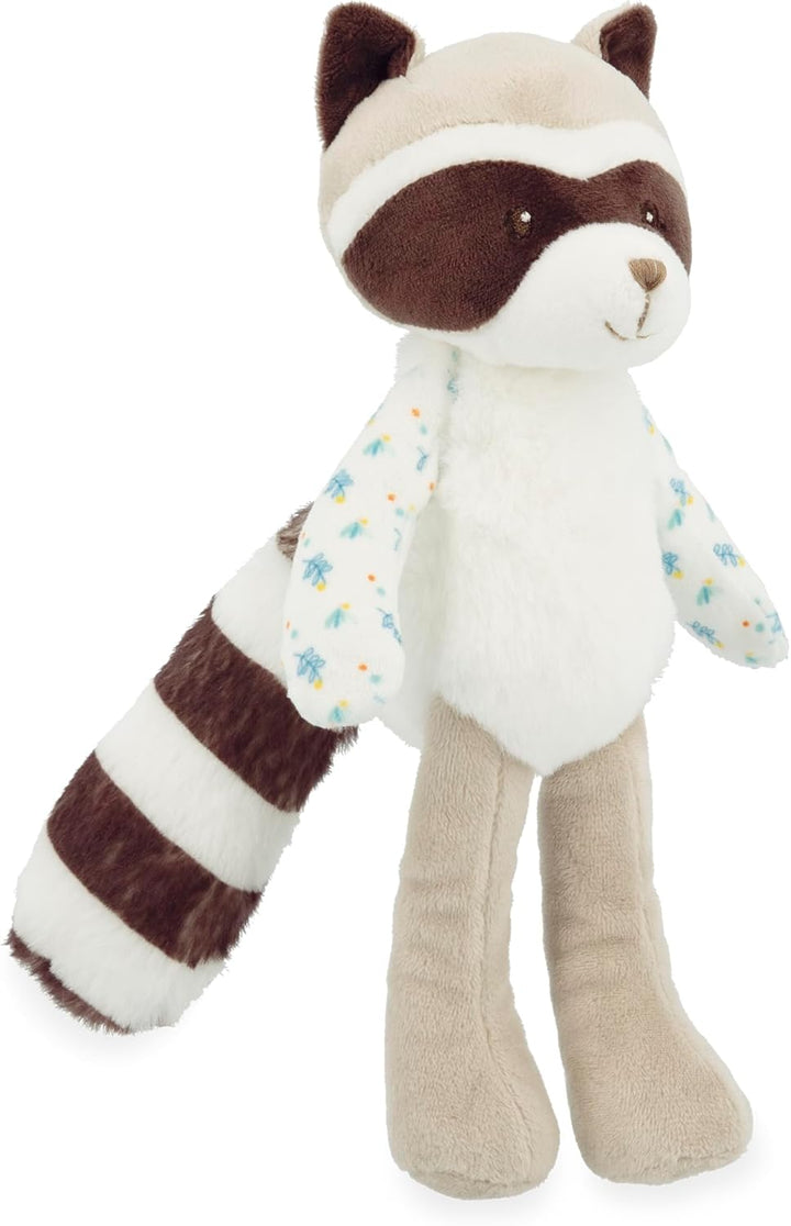 KALOO - Fripons - Gaston Waschbärpuppe - Babyplüsch und Schmusetuch - Ideal zur Geburt - Grau - 25 c