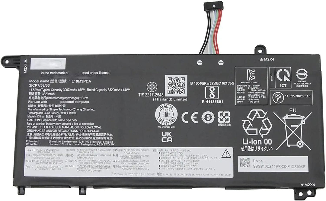 L19M3PDA L19D3PDA L19C3PDA L19L3PDA Laptop-Akku kompatibel mit Lenovo ThinkBook 14 G2 ITL Are / 14 G