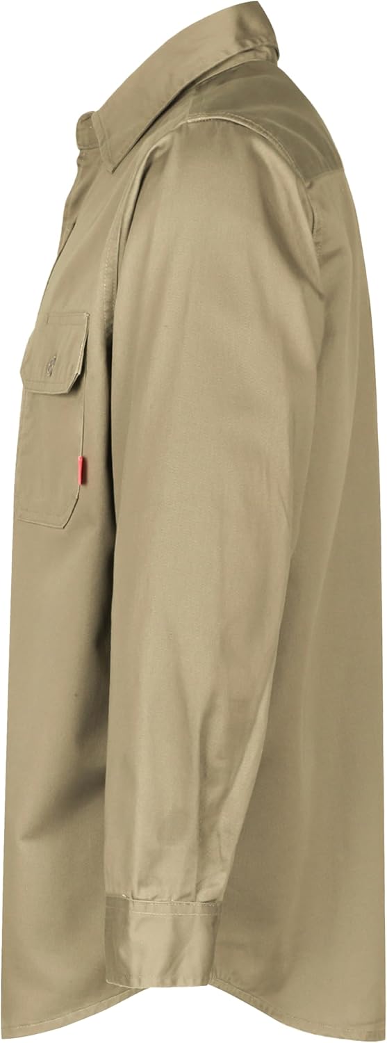TICOMELA FR Hemden für Herren, flammhemmendes Shirt CAT2, leichtes 184 g. feuerhemmendes Schweisshem