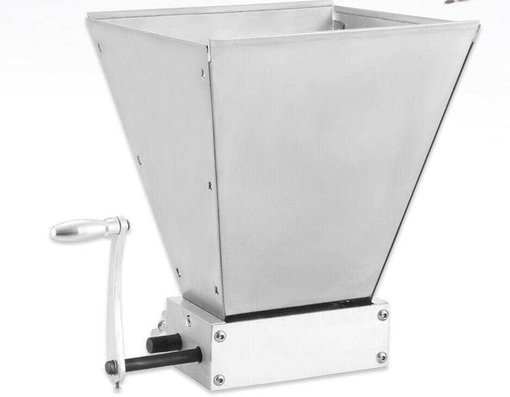 LENJKYYO Malzmühle Getreidemühle Manuelle Verstellbar 2 Rollen Heimbrauer Handmühle Schrotmühle Mühl