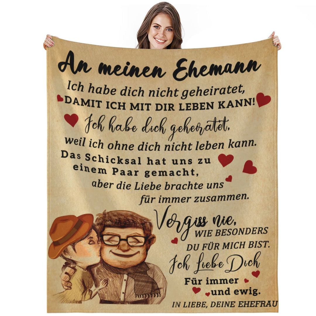 Bold And Brash Hochzeitstag Geschenke für Männer, Kuscheldecke für Meinen Mann, Jahrestag Hochzeitst