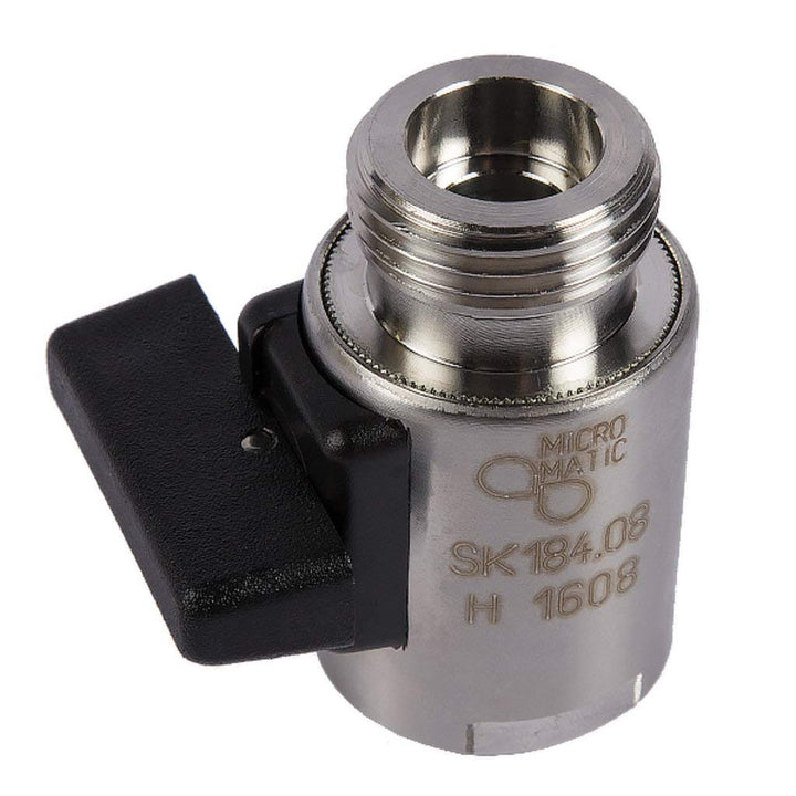 Bierabsperrhahn 5/8" zum aufschrauben für Kegverschlüsse/Keg