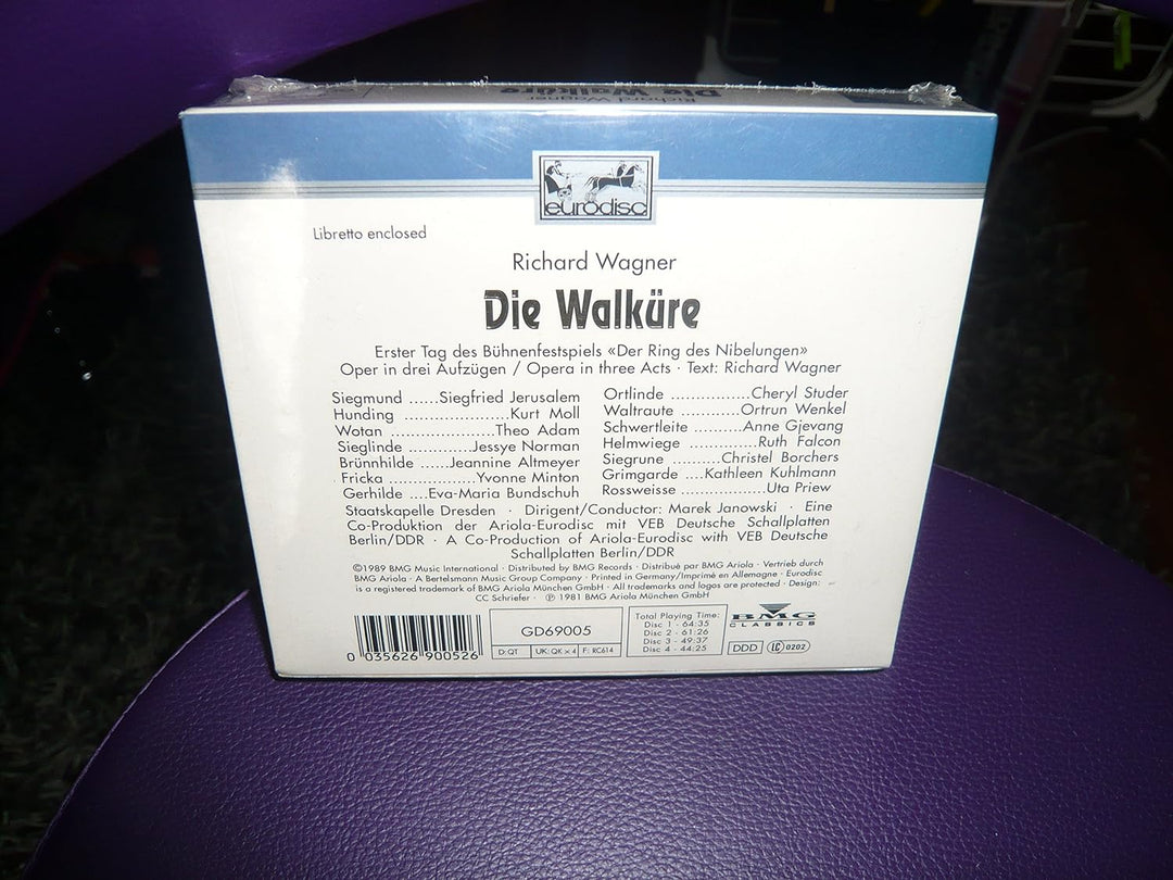 Die Walküre (Ga), Audio-CD