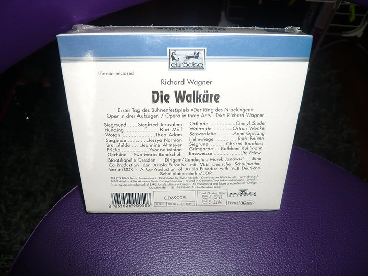 Die Walküre (Ga), Audio-CD