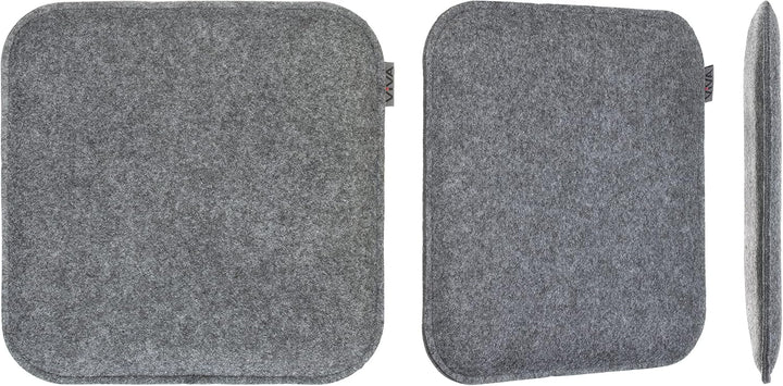 Brandsseller 8er Set Sitzkissen aus Filz 35x35x2 cm – Robuste Stuhlauflagen für innen und aussen, ec
