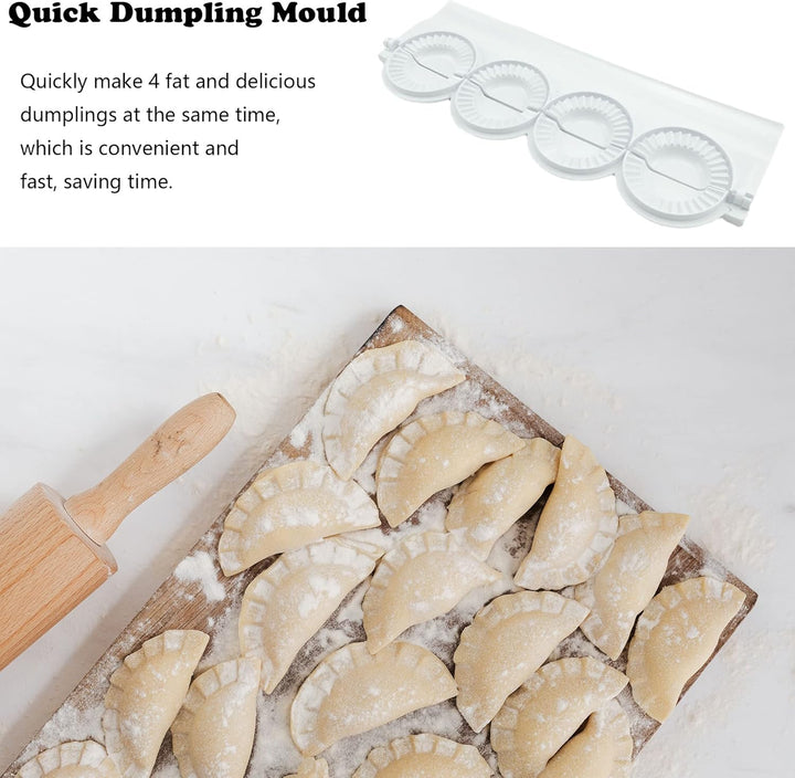 Dumpling Maker Form Kunststoff Ravioli Former Ausstecher Selbermachen Teigtaschen Knödel Hersteller