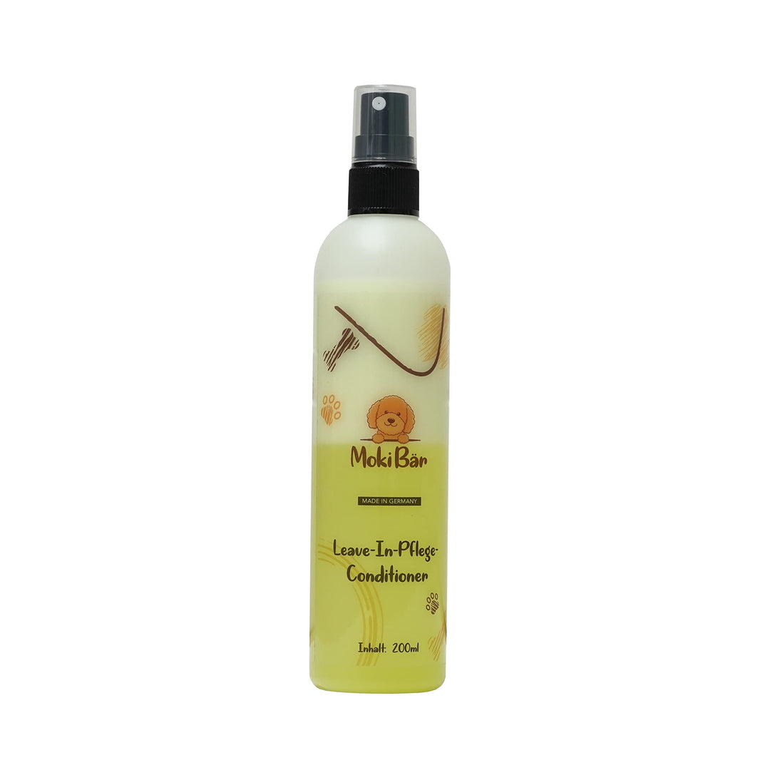 Moki Bär Leave-In-Pflege Conditioner für Hunde 200 ml I Mit wertvollem Arganöl aus Marokko I Für ges