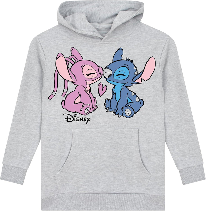 Disney Stitch Pullover Mädchen | Stitch Und Angel Sweatshirt Mädchen | Pullover Für Mädchen 116 Hood