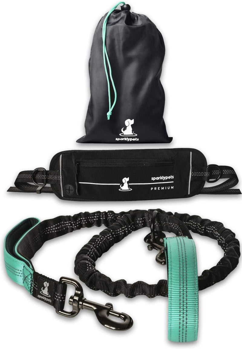 Joggingleine für Hunde zum Laufen, Joggen, Wandern | 2 in 1 Joggingleine und Normale Hundeleine für