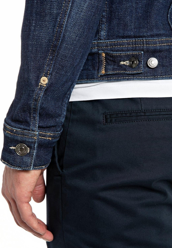 Replay Herren Jeansjacke mit Brusttaschen L 007 DARK BLUE, L 007 DARK BLUE