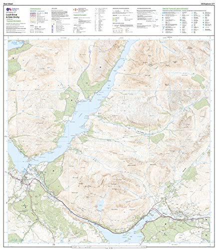 Loch Etive and Glen Orchy (OS Explorer Map, Band 377), Karte