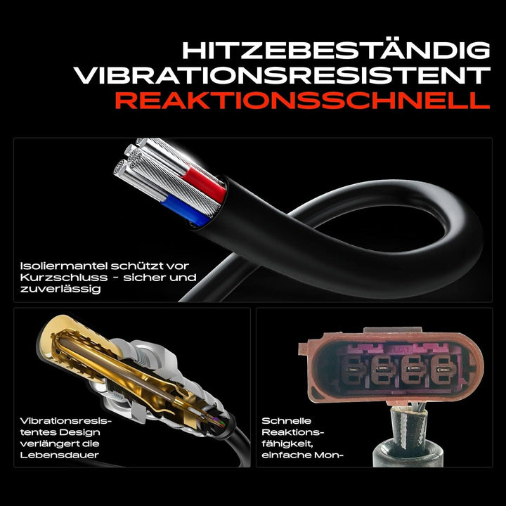 Frankberg Lambdasonde Diagnosesonde und nach Katalysator Kompatibel mit Cordoba 6L2 1.4L 2002-2009 I