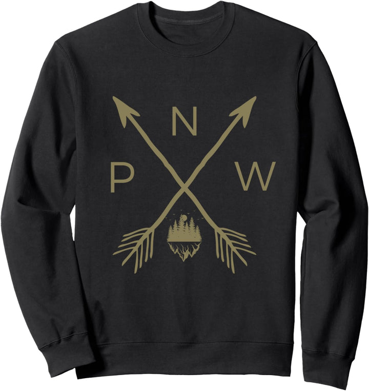 Pacific Northwest Mountain | Cool PNW Pacific Northwest Sweatshirt