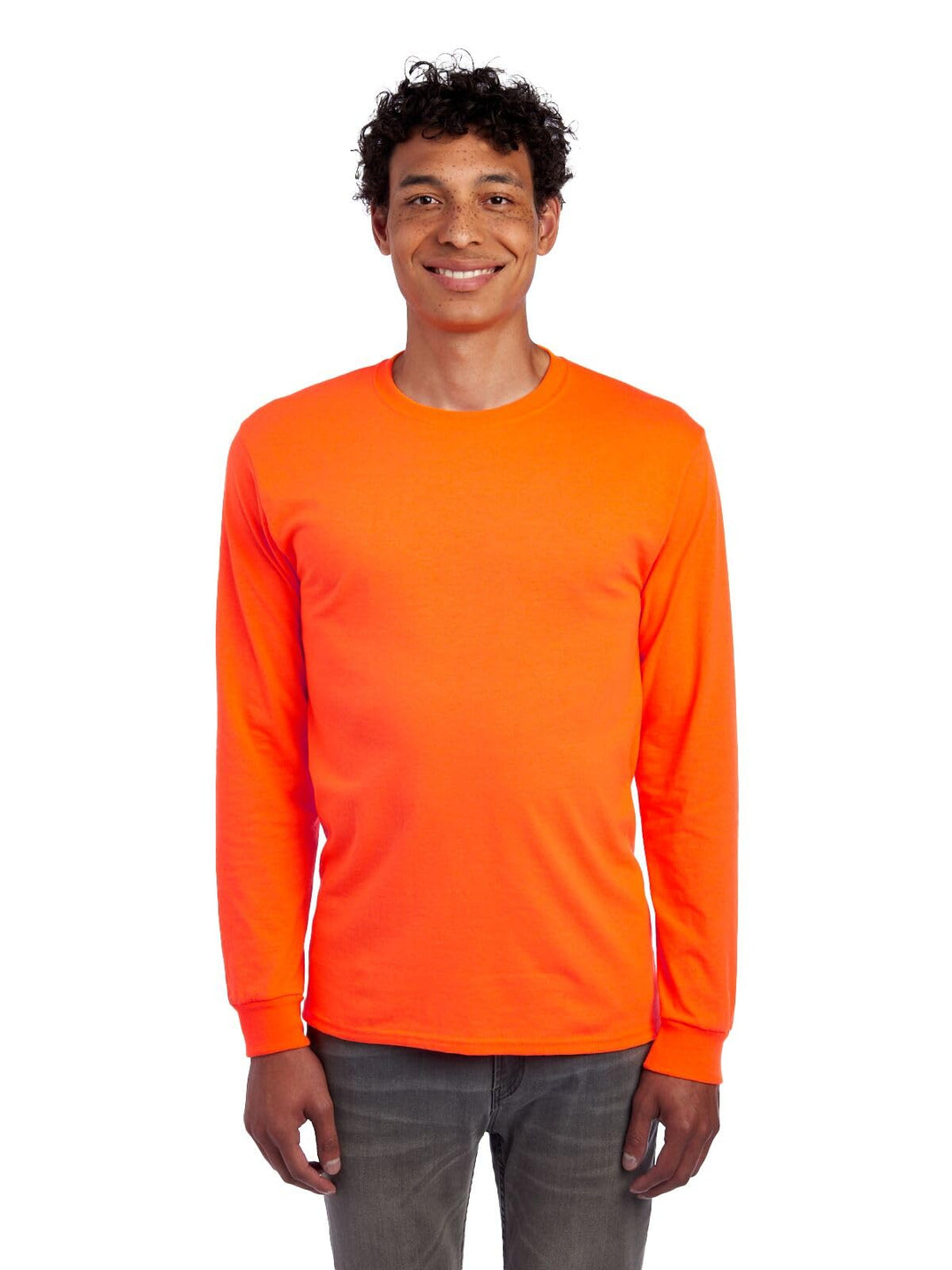 Jerzees Herren Dri-Power Langarm-t-Shirts aus Baumwollmischgewebe, Feuchtigkeitstransport, Geruchssc