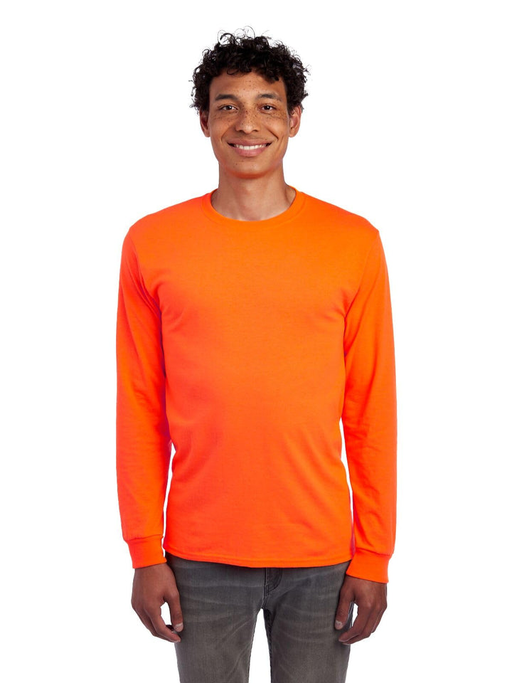 Jerzees Herren Dri-Power Langarm-t-Shirts aus Baumwollmischgewebe, Feuchtigkeitstransport, Geruchssc