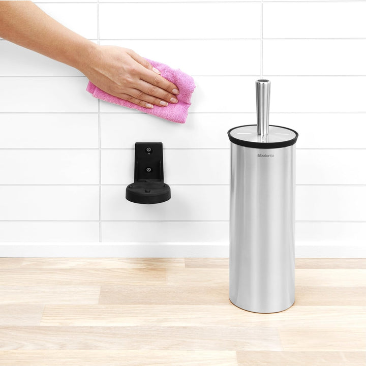 Brabantia Toilettenbürstengarnitur - Matt Steel Matt Steel Toilettenbürste und Halter, Matt Steel To