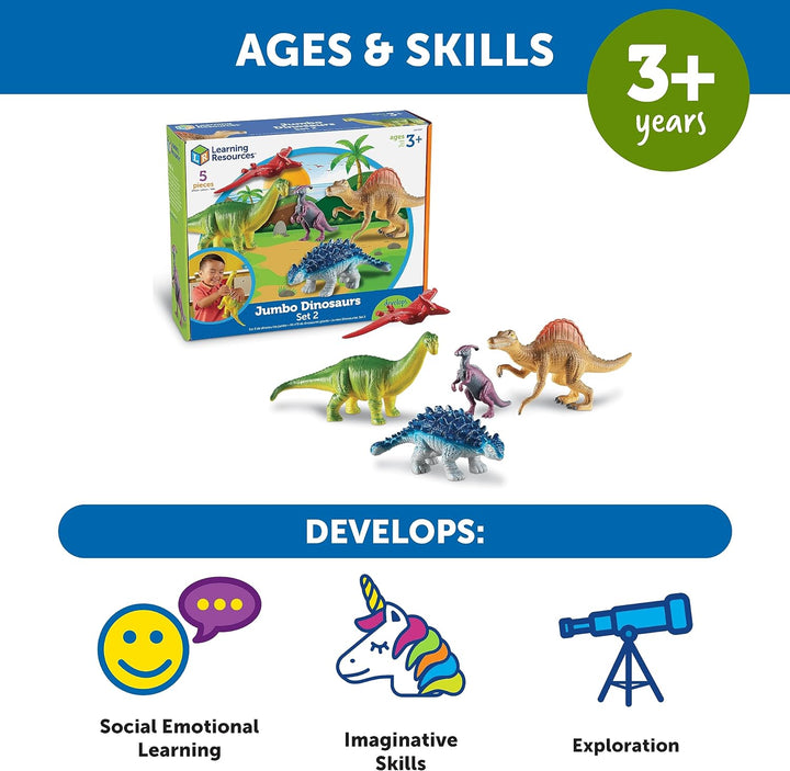 Learning Resources Grosse Dinosaurier, Set 2