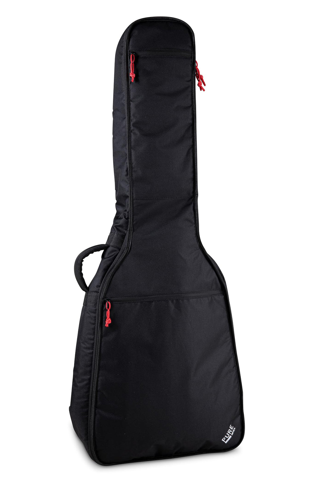 PURE GEWA Gitarren Gig-Bag Serie 110 für Westerngitarre , Softgriff gepolstert, grosse Notentasche,