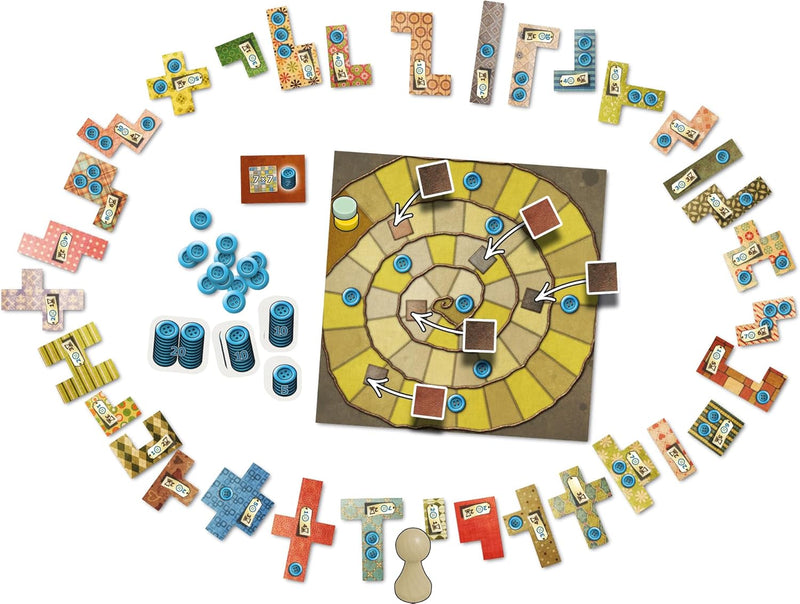 Mayfair Games MFG3505 - Brettspiel, Patchwork, Englisch, One Size, Patchwork