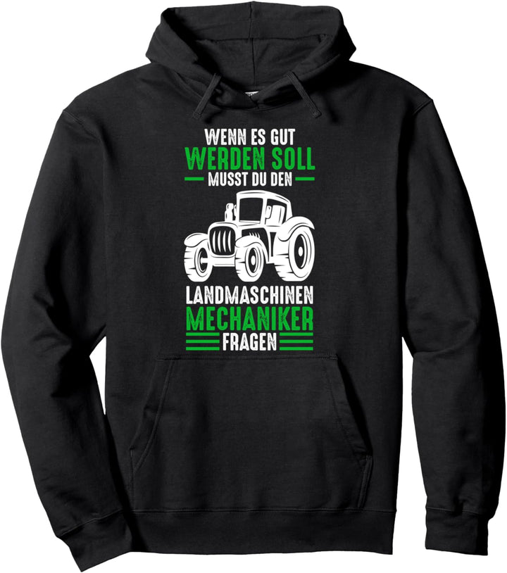 Traktor Mechaniker Landmaschinenmechaniker Pullover Hoodie