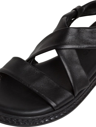 Tamaris Damen Sandaletten, Frauen Sandalen,TOUCHit-Fussbett 36 EU Schwarz, 36 EU Schwarz