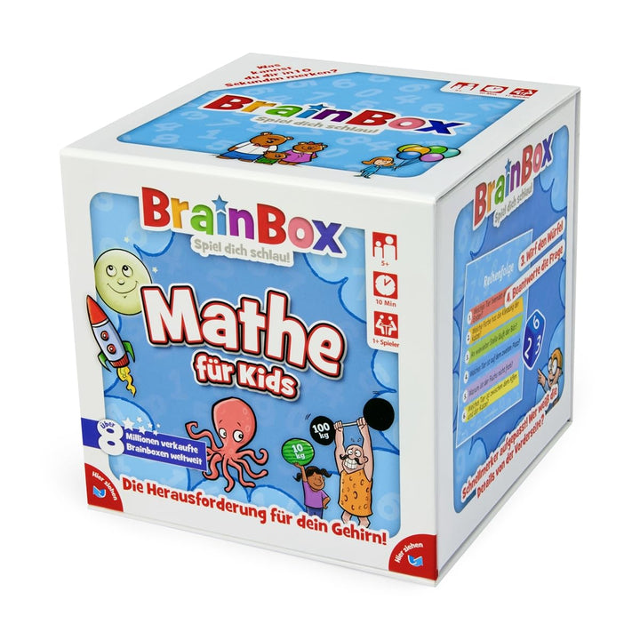 Brain 2094939 BOX 94939 - Lernspiel - Mathe für Kids, Spiel dich schlau - ab 1 Spieler, Dauer circa
