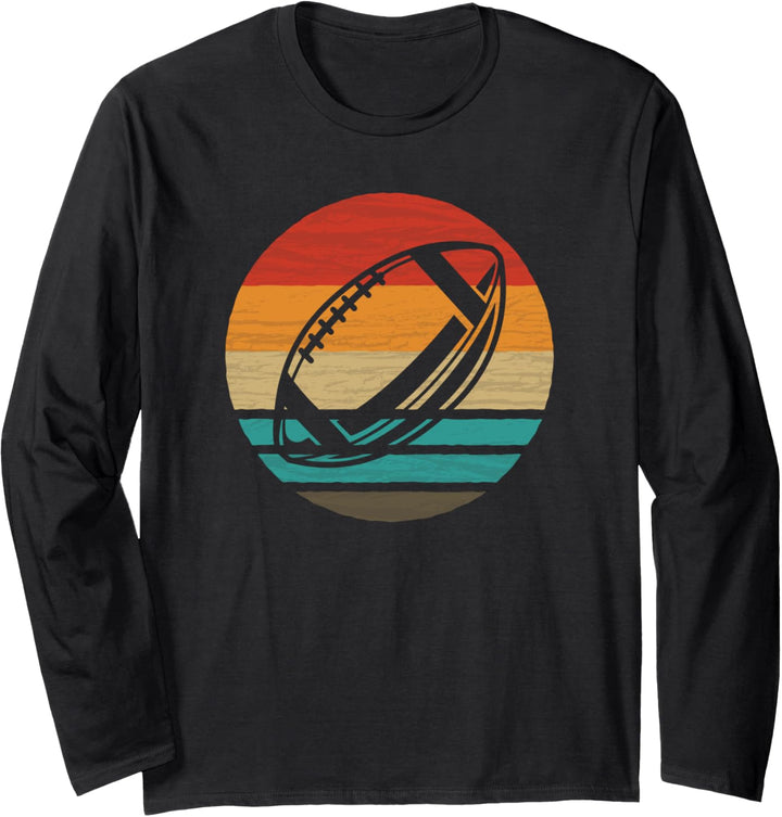 Football Retro Style Vintage Langarmshirt