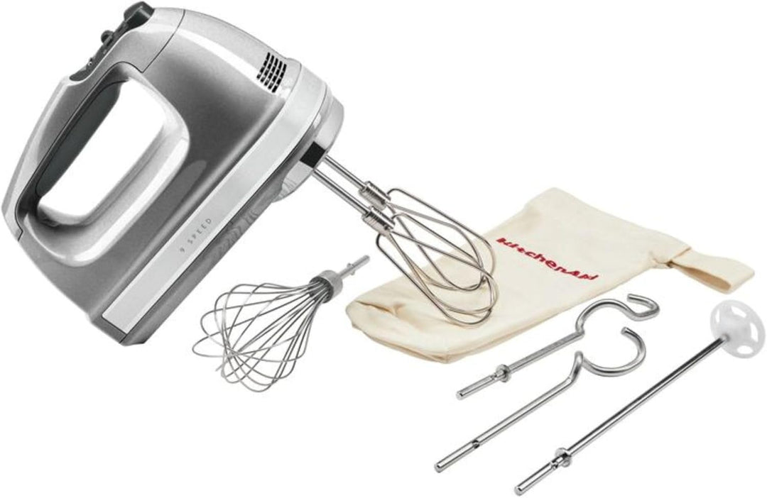 KitchenAid 5KHM9212ECU Handrührgerät, silber Kontur Silber, Kontur Silber