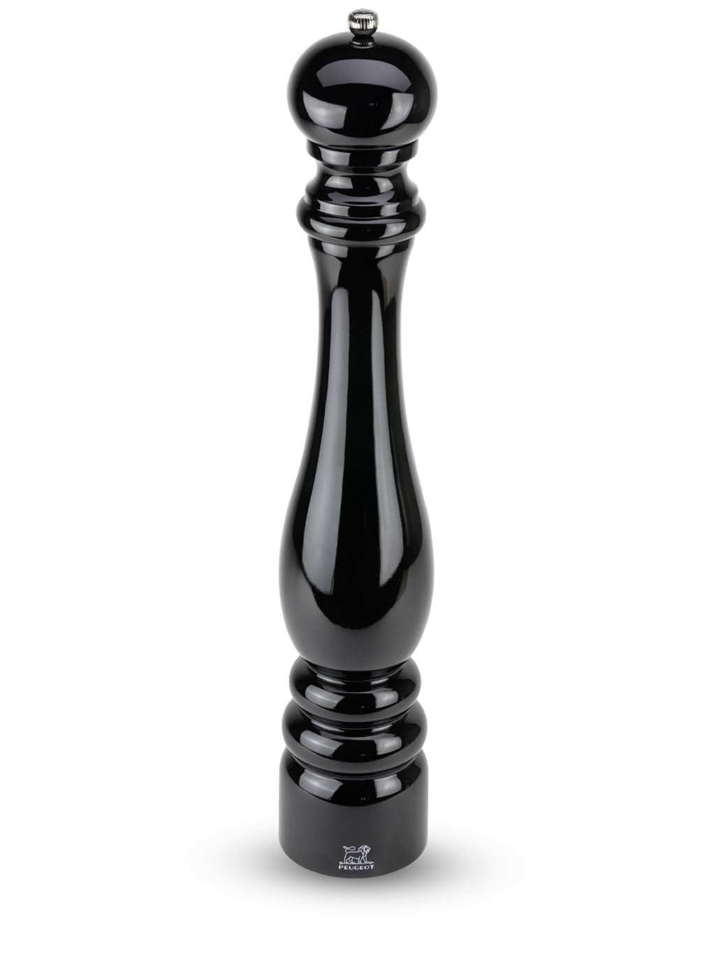 Peugeot Paris Manuelle Pfeffermühle, Klassische Mahlgradeinstellung, Höhe: 50 cm, Holz, Schwarz, 304