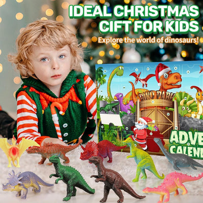 iZoeL Adventskalender 2024 Dinosaurier Kinder Jungen Dino Adventskalender 24 Dinosaurfiguren Füllung