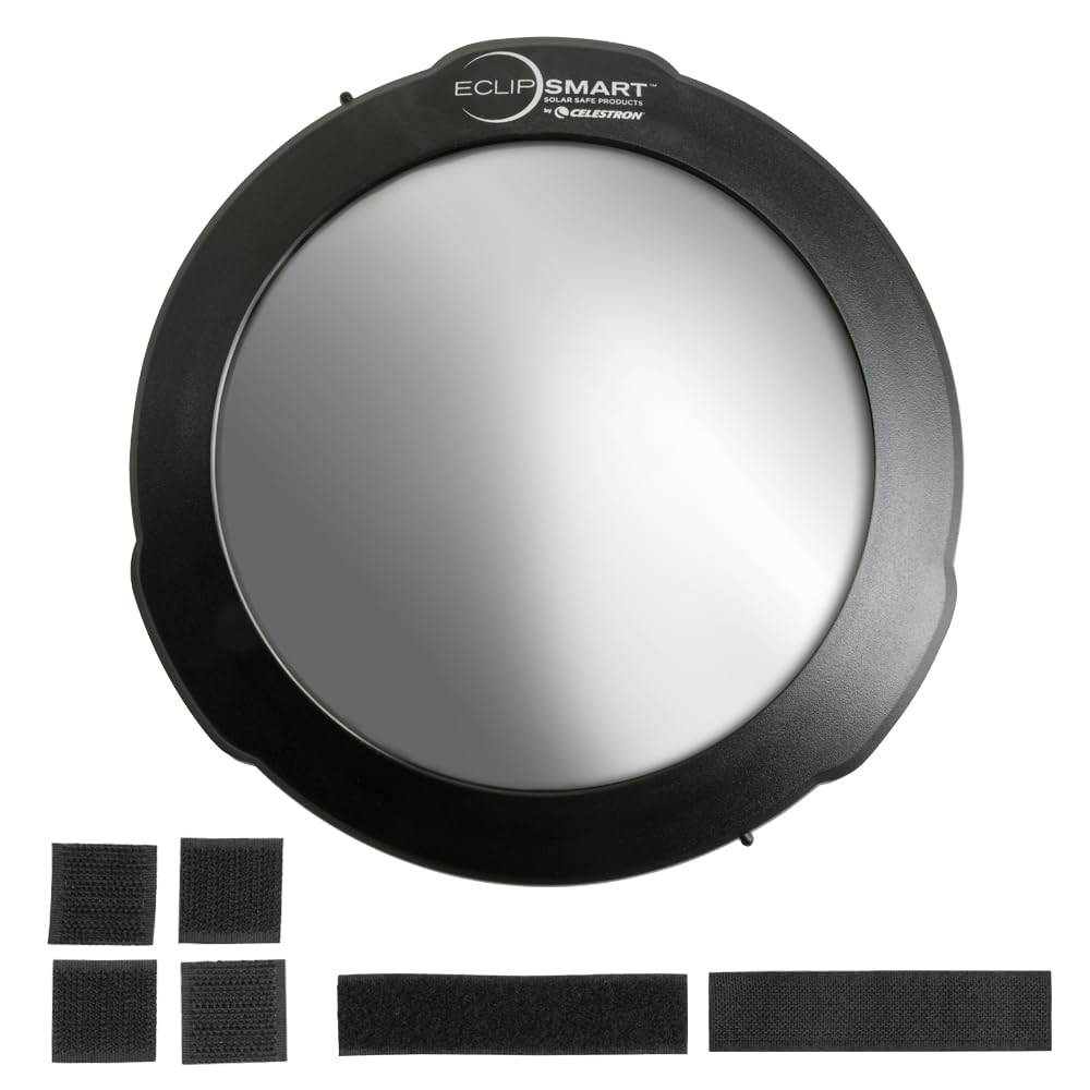 Celestron 94244 EclipSmart Teleskopfilter für Sonnenfinsternisse – ISO 12312-2 konform, sichere Pass