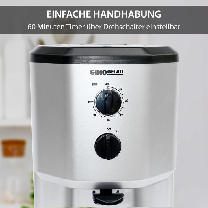 Syntrox Germany Quilons Milchshake- & Frozen-Joghurt-Maschine, 95 W, mit Zapfhahn, Dessertmaschine f