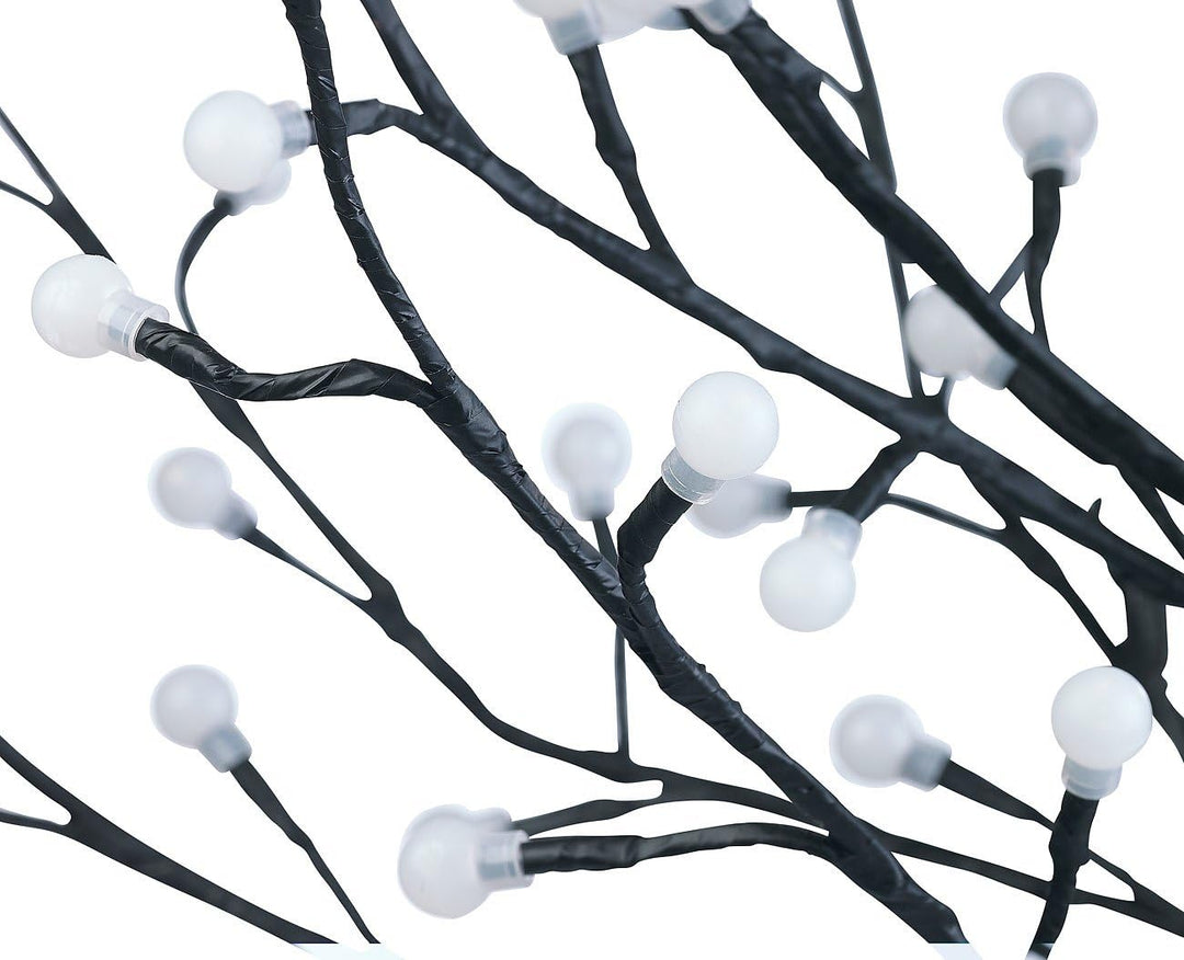 Lunartec Solarbaum: XL-Solar-LED-Lichterbaum mit 200 beleuchteten Knospen, 150cm, IP44 (Solarbaum Ga