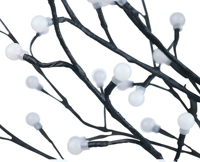 Lunartec Solarbaum: XL-Solar-LED-Lichterbaum mit 200 beleuchteten Knospen, 150cm, IP44 (Solarbaum Ga