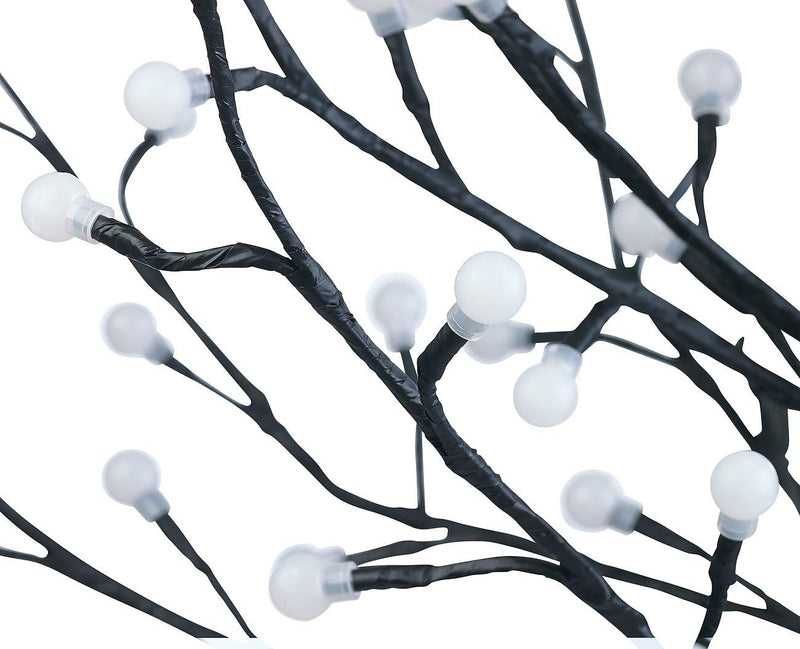 Lunartec Solarbaum: XL-Solar-LED-Lichterbaum mit 200 beleuchteten Knospen, 150cm, IP44 (Solarbaum Ga