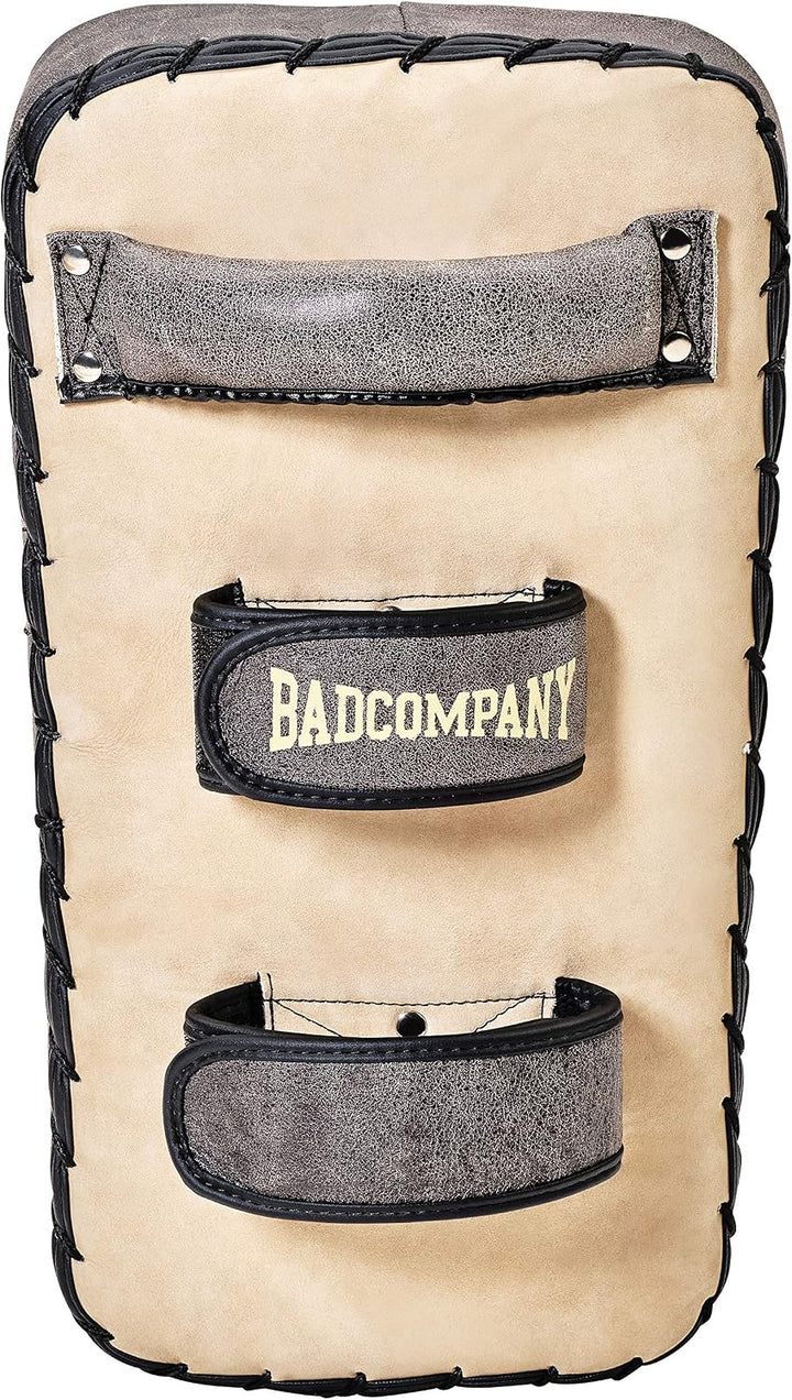 Bad Company Retro Rindsleder Makiwara I Schlagpolster im Mexican-Style I Kicking Pad mit mehrschicht