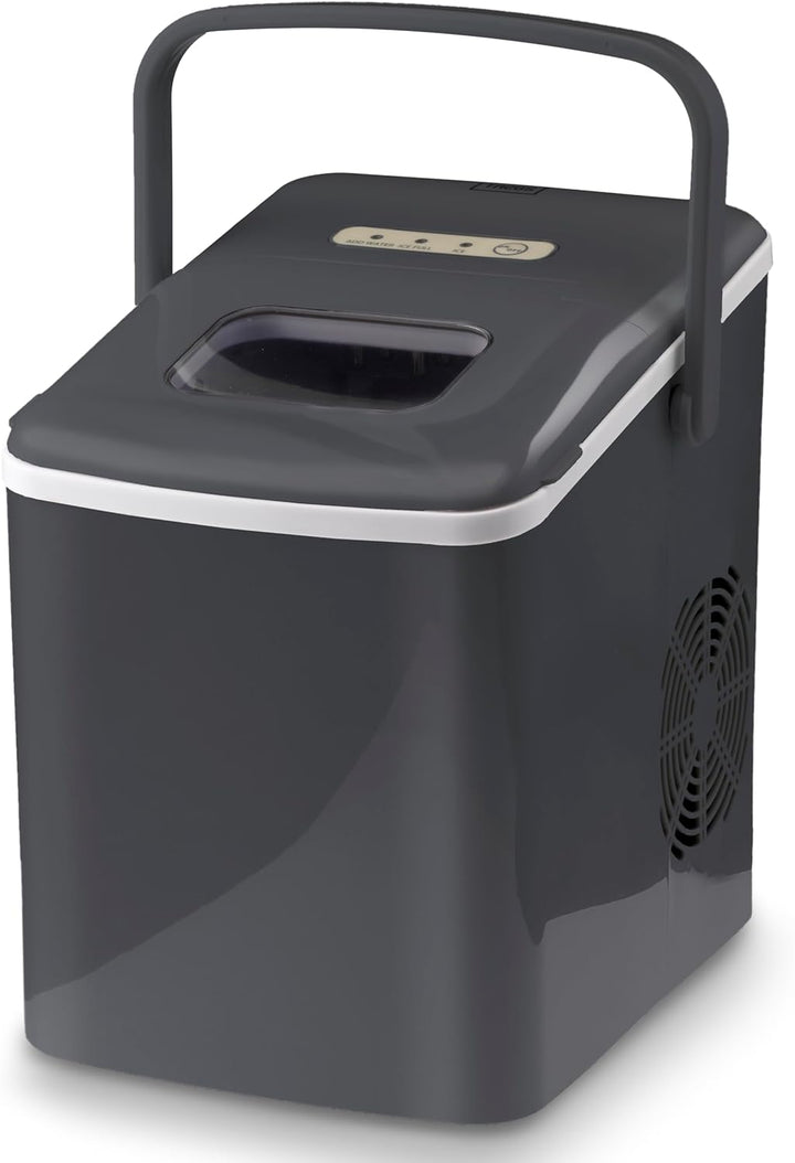 Trebs 99363 Eiswürfelbereiter - Eiswürfelmaschine - 12kg Eiswürfel in 24 Stunden - 2 L Wassertank -