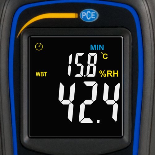 Mini-Hygrometer PCE-444 als Taschengerät für Luftfeuchte- und Lufttemperatur/zur orientierenden Mess