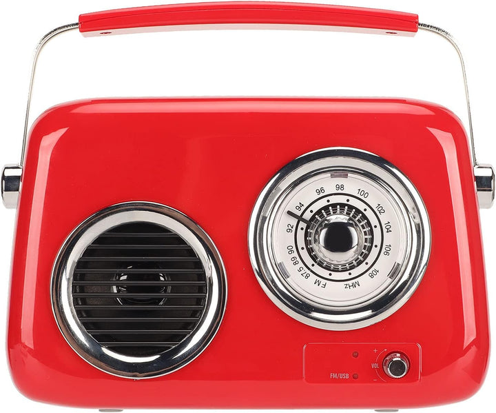 Vintage-Radio Retro-Radio Bluetooth-Lautsprecher, Tragbares Digitalradio, Tragbarer HiFi-Stereo-Soun