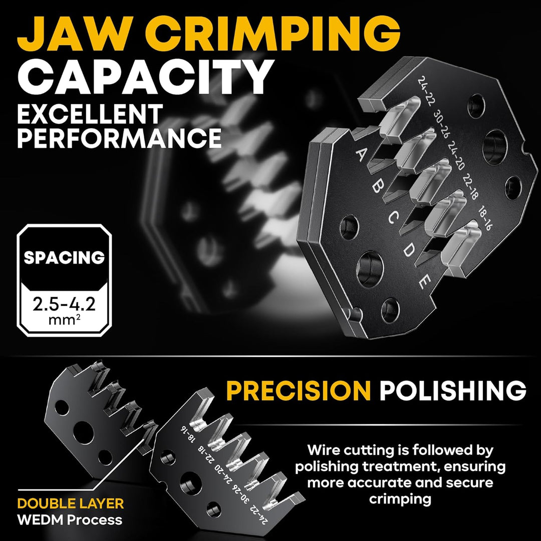 DxCRIMP Micro-Fit 3,0 mm Crimpzangen-Set, Gehäuse & Kontakte 2–20-polig (30–20 AWG/0,05–0,5 mm²) mit