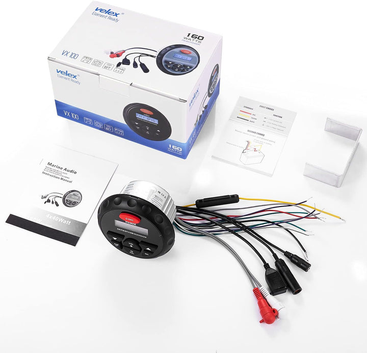 Wasserdichter Bluetooth Marine Digital Media Stereo Receiver mit MP3 Player AM FM Radio und USB zum