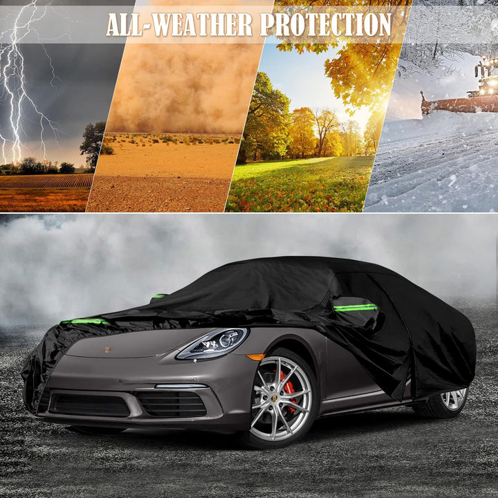 wasserdichte Autoabdeckung Kompatibel mit 718 Boxster/Cayman 986/987/981/982 Base/S/T/GTS 4.0/GT4/GT