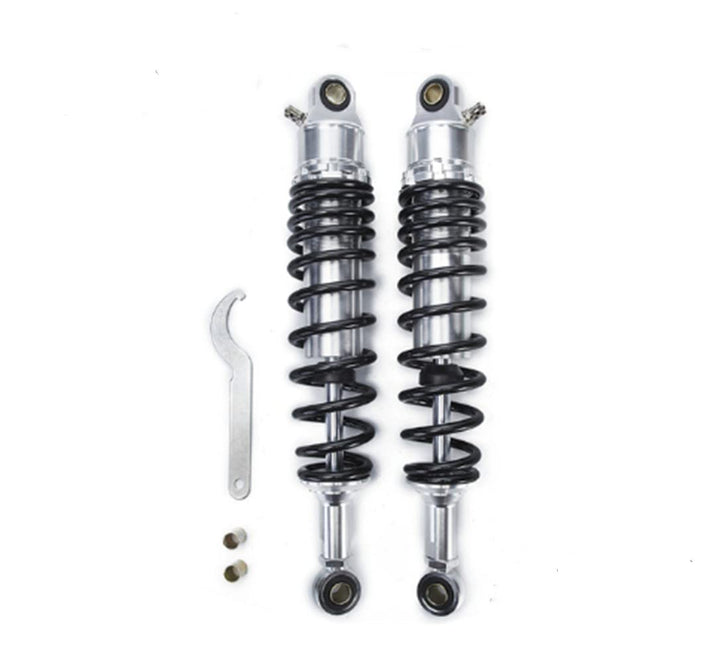 Hegeiisy 340mm 7mm Feder Universal Motorrad Stossdämpfer Hinterradaufhängung ATV Quad Scooter Dirt B