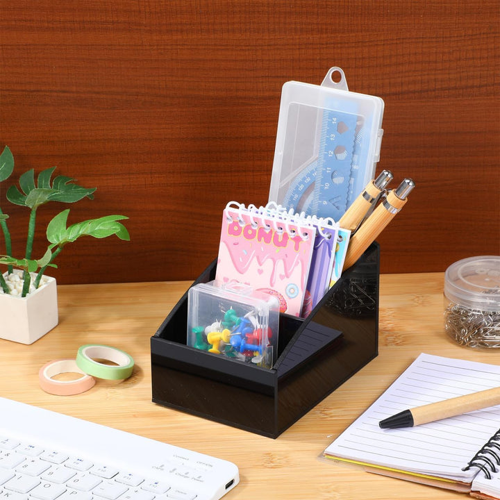 Baluue 2 Stück Kompakter Kaffee Organizer mit Separatem Fächersystem für Teebeutel Zuckertüten und G