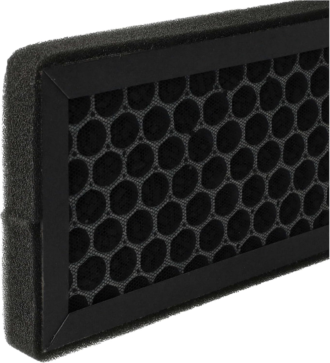 vhbw 2x Aktivkohlefilter Ersatz für Baren B-H04 für Luftreiniger - Luftfilter Schwarz Anthrazit-Grau