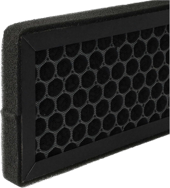 vhbw 2x Aktivkohlefilter Ersatz für Baren B-H04 für Luftreiniger - Luftfilter Schwarz Anthrazit-Grau