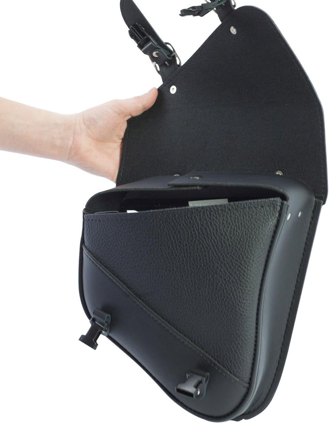 Willie & Max 59776-00 powersports-Saddle-Bags Synthetic Leather, Synthetic Leather