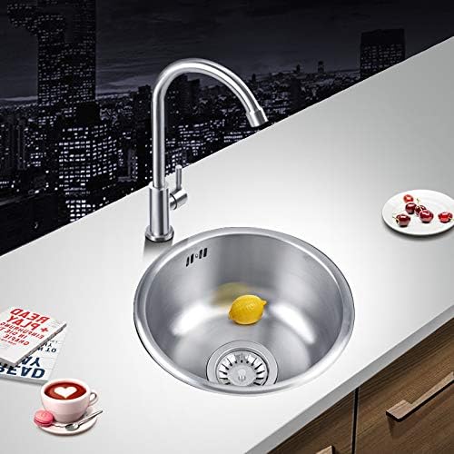 Küchenspüle Edelstahl, mit Abflussrohr, Spülbecken 1 Becken, eingebettete Installation, Spüle, Prima